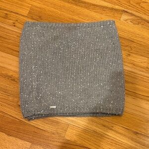 Calvin Klein Gray Sparkly Women's Scarf